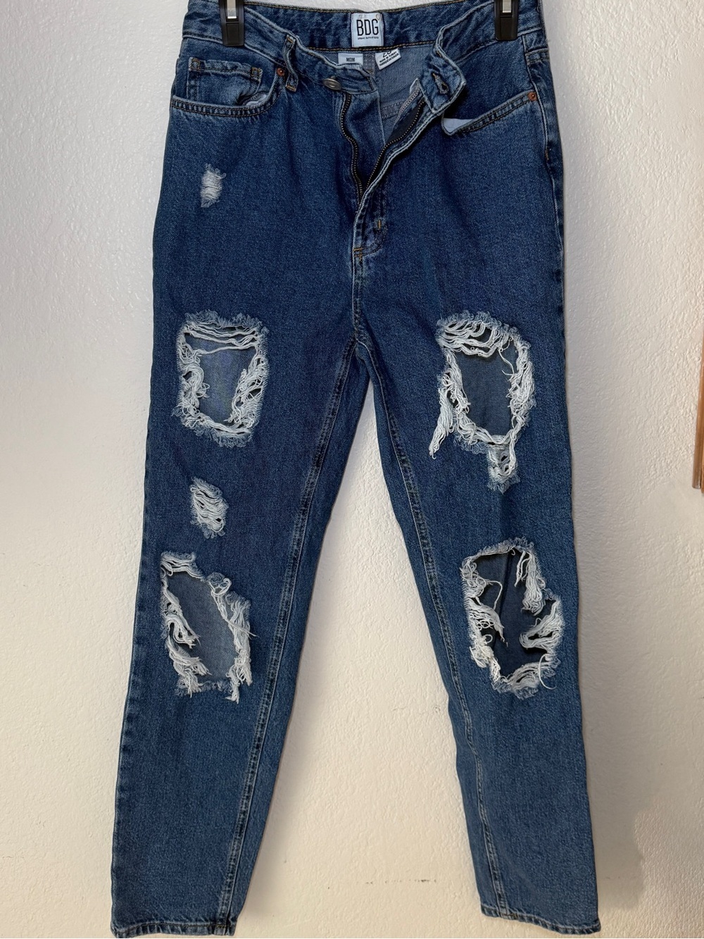 BDG Light Blue High-Rise Mom Jeans